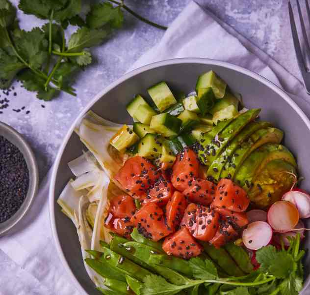 Poke Bowl Mit Lachs Beauty At