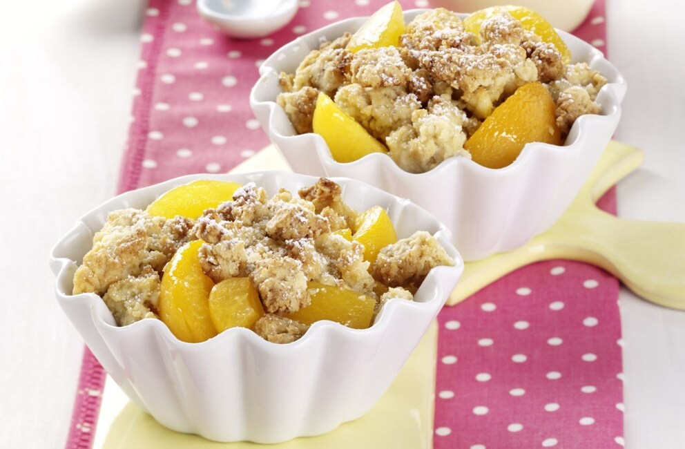 Aprikosen Crumble Aprikosen Crumble