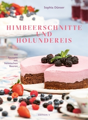 Himbeerschnitte und holundereis