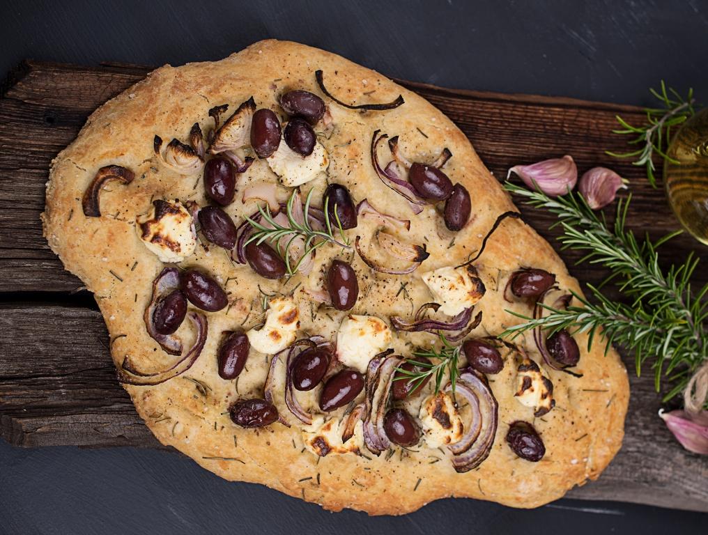 Focaccia mit Oliven | Beauty.at