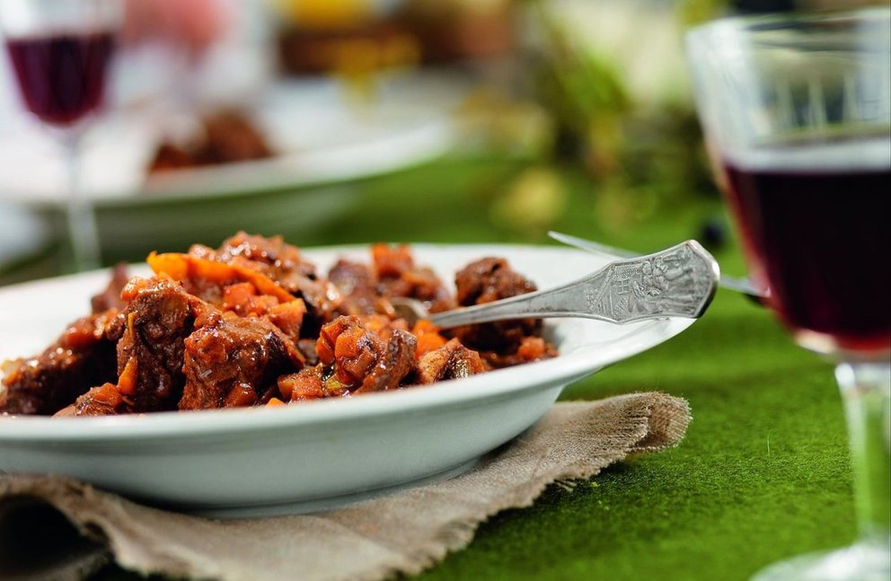 Rehragout mit Schlehen Rehragout mit Schlehen