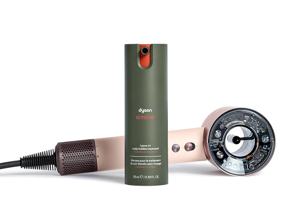 Dyson Amino ist für die tägliche Anwendung auf der Kopfhaut gedacht, es zieht sofort ein und beeinträchtigt nicht das Styling