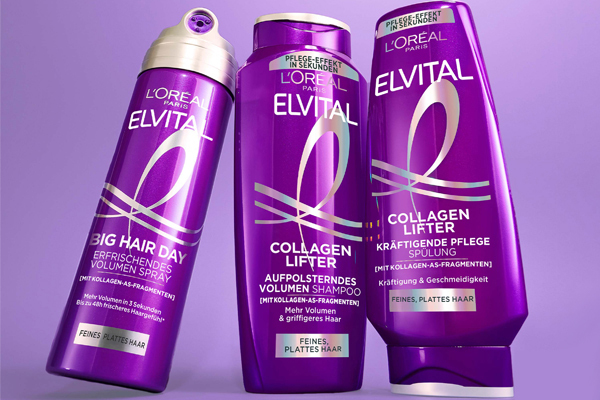 Die Elvital Collagen Lifter Serie übersetzt das Prinzip der Strukturstärkung intelligent in die Haarpflege