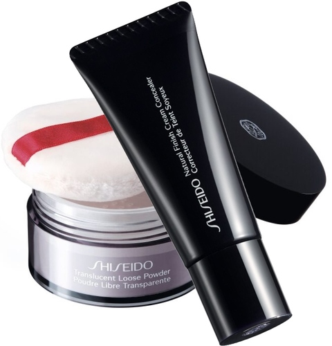 Shiseido Natural Finish Cream Concealer & Translucent Loose Powder Shiseido Natural Finish Cream Concealer & Translucent Loose Powder