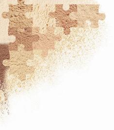 Mineralien im Puder Mineralien im Puder
