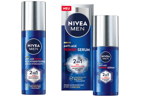 Nivea Men 2in1 Anti-Age Power Serum und Feuchtigkeitspflege gegen Pigmentflecken