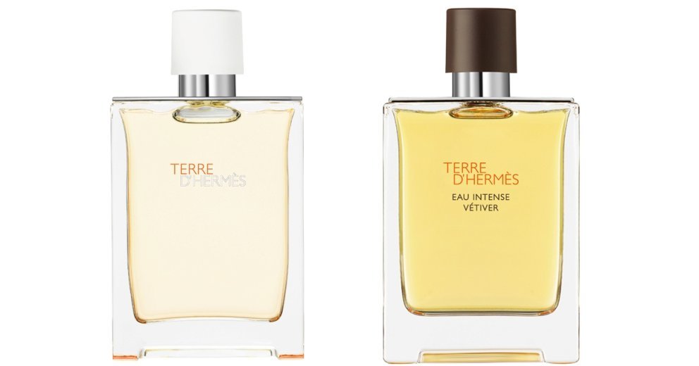 Terre d'Hermes Eau de Toilette Fraiche &amp; Eau Intense Vetiver