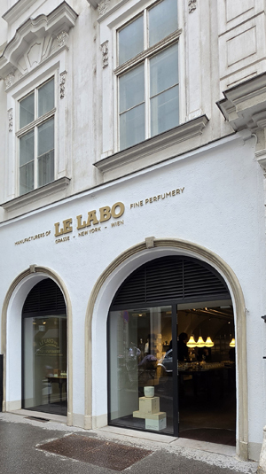 Der LE LABO Store in 1010 Wien, Tuchlauben 19