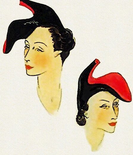 Elsa Schiaparelli  'Schuh-Hut'