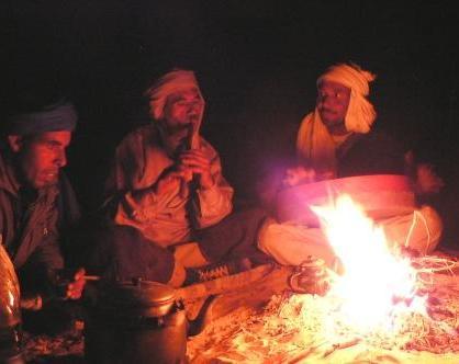 Meditation am Lagerfeuer