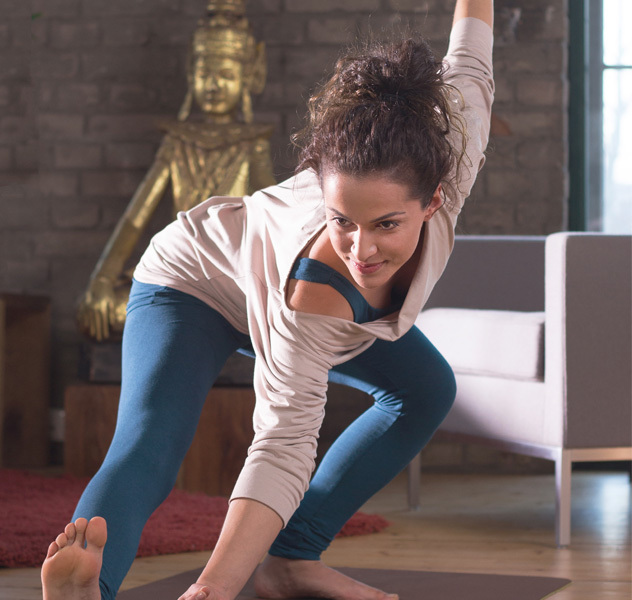 Das Online-Yoga-Studio bringt Bewegung, Entspannung und Fokus in deinen Alltag
