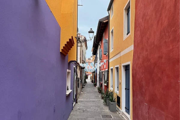 Caorle - eine Stadt in Pastell