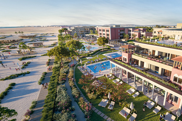 Die direkte Verbindung von Hotel  zum Strand ist eine Besonderheit