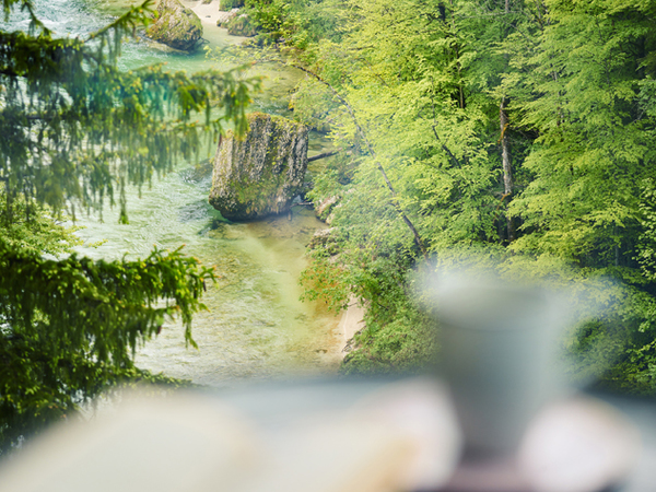 Four Elements Retreat - Blick auf die Salza