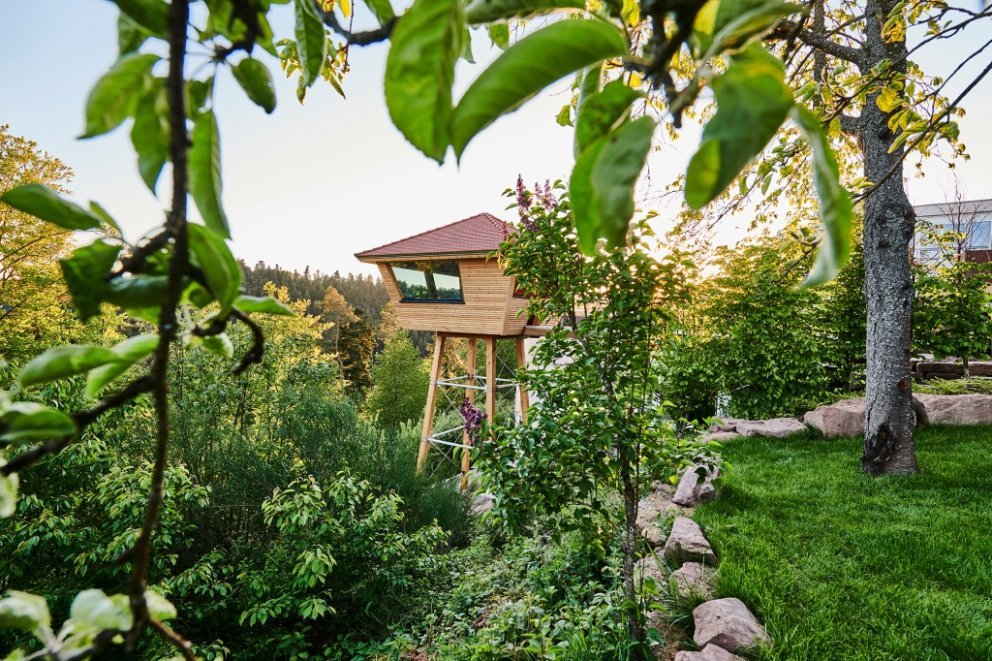 Hochsitzsauna im Hotel Berlins Krone Lamm