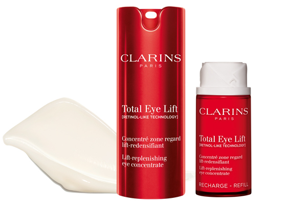 Clarins Total Eye Lift mit hautstraffender Textur und nachfüllbarem Flakon