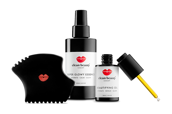 Mit nur zwei Produkten, einem Gua Sha Tool und 12 Minuten Zeit-Investment verändert sich die Haut