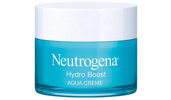 In der Neutrogena Hydro Boost Creme  sorgt ein Hyaluron-Gel-Komplex mit feuchtigkeitsspeichernder Hyaluronsäure für einen doppelten Feuchtigkeits-Boost.