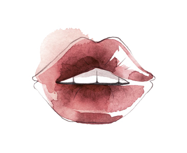 Schminken der Lippenpartie Schminken der Lippenpartie