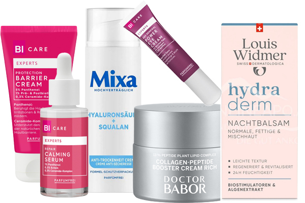 Wirkstoffkosmetik ist durch die prominente Angabe der wichrigen Wirkstoffe auf der Verpackung erkennbar.