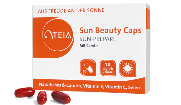 Ateia Sun Beauty Caps für den Sommer-Teint bis in den Herbst