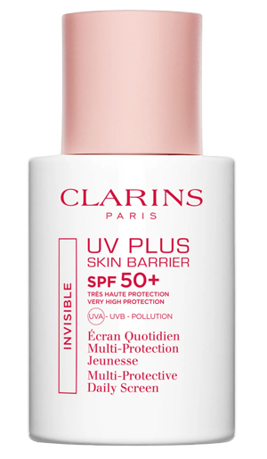 UV Plus Skin Barriere  verbindet klassischen UV-Schutz mit einem urbanen Schutzschild für die Haut.