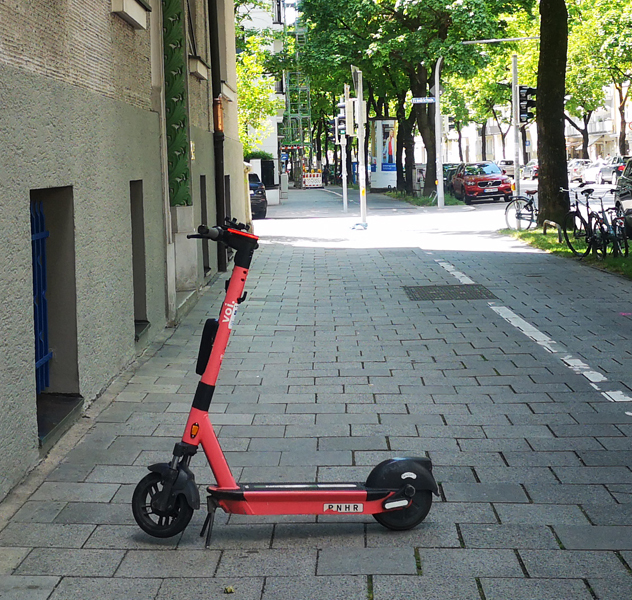 Die Pest in der Stadt: Infantilfahrzeug eScooter