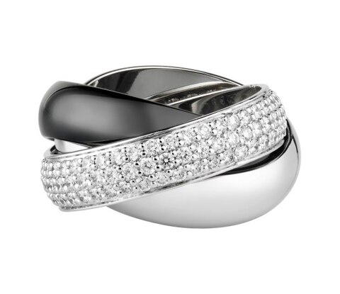 Cartier Trinity Ringe Black and White Cartier Trinity Ringe Black and White