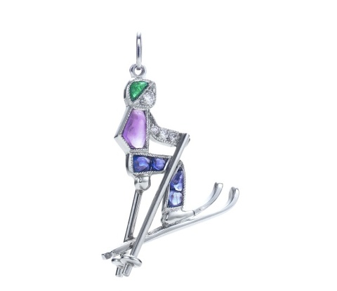 Tiffany Skier Charm Tiffany Skier Charm