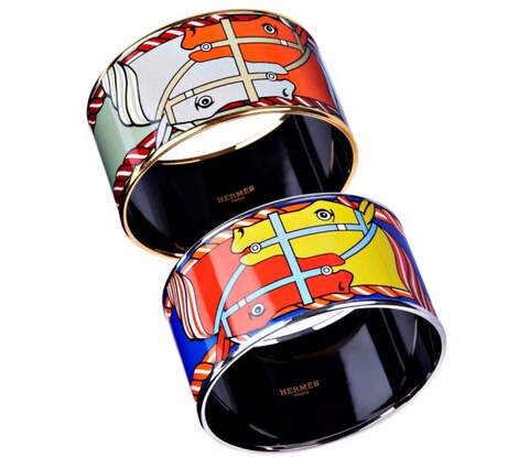 Hermes Bracelet Emaillle Quadrige