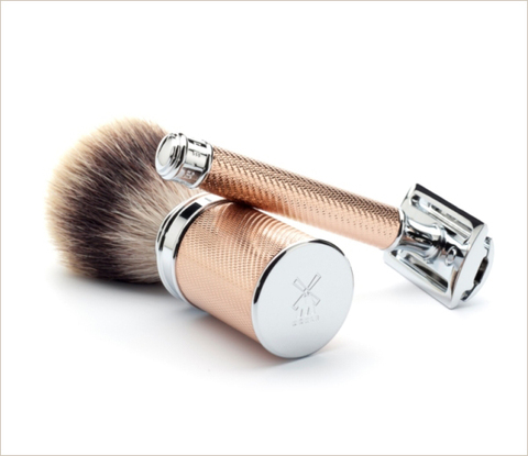 Rotgoldenes Rasurset von Mühle Rotgoldenes Rasurset von Mühle