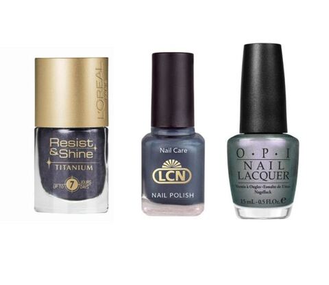 Nagellack in Blau-Variationen Nagellack in Blau-Variationen