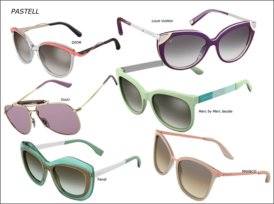 Shades in pastell
