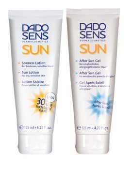 Dadosens Sonnenschutz und After Sun Gel