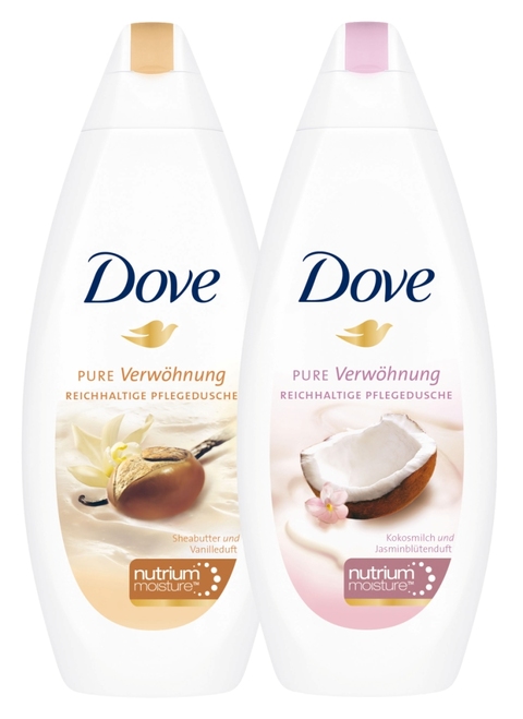 Dove Pure Verwöhnung Pflegeduschen Dove Pure Verwöhnung Pflegeduschen