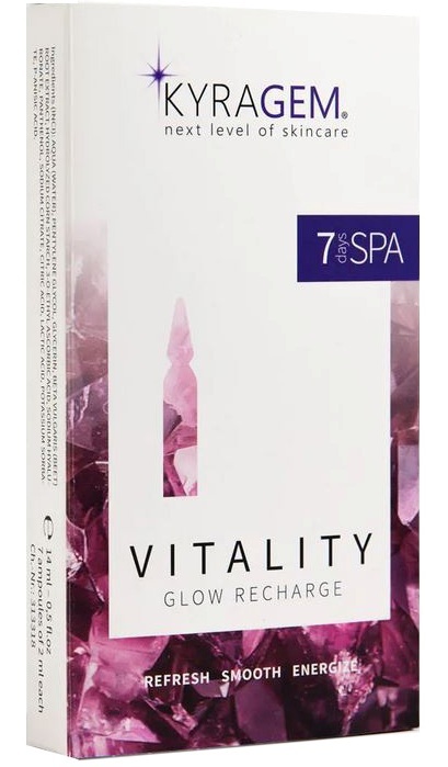 Das  vitalisierende Power-Serum VITALITY  in Form einer 7-tägigen Ampullenkur lässt Spuren von Müdigkeit rasch verschwinden