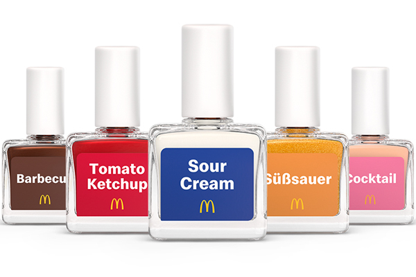 Mit der exklusiven Limited Edition "MyTaste  MyManicure" präsentiert McDonald´s Österreich ab 29. August fünf streng limitierte Nagellacke in den Farben der beliebtesten McDonald´s Saucen