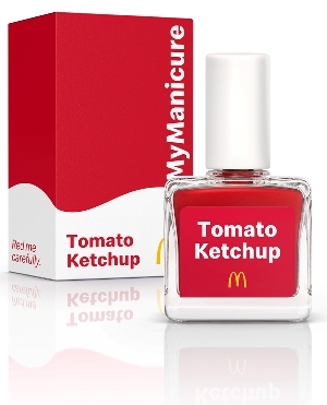 Die "MyTaste  MyManicure" Limited Edition überzeugt mit Tomato Ketchup in kräftigem Rot