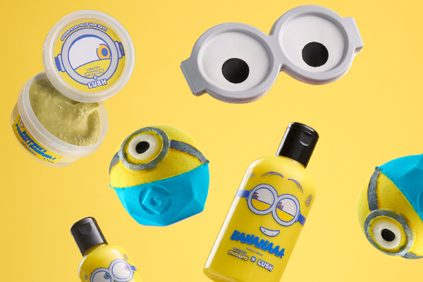 Die neuen Produkte aus der Minions X Lush Kollektion