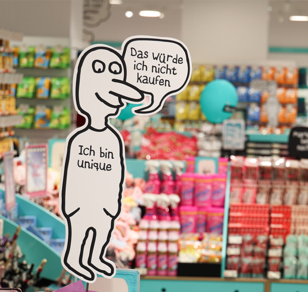 Ein unnormaler Drogeriemarkt stellt die Shoppingwelt auf den Kopf