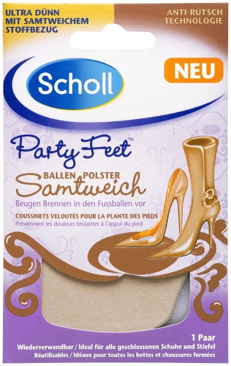 Scholl Party Feet Ballenpolster Samtweich Scholl Party Feet Ballenpolster Samtweich