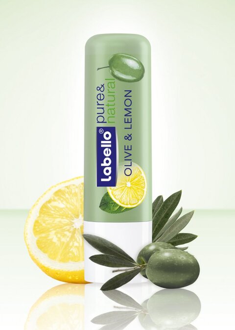 Labello pure &amp; natural Olive &amp; Lemon