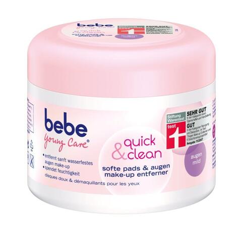 bebe Young Care softe pads AugenMakeup Entferner bebe Young Care softe pads AugenMakeup Entferner