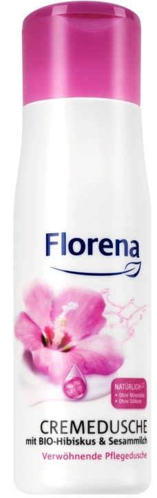 Florena Creme Dusche mit Hibiskus und Sesammilch