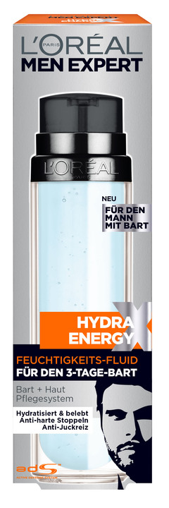 MEN EXPERT HYDRA ENERGY FEUCHTIGKEITS-FLUID FÜR DEN 3-TAGE-BART MEN EXPERT HYDRA ENERGY FEUCHTIGKEITS-FLUID FÜR DEN 3-TAGE-BART