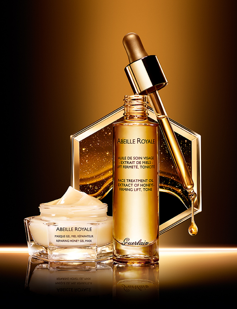 Guerlain Abeille Royale Repairing Honey Gel Mask und  Face Treatment Oil