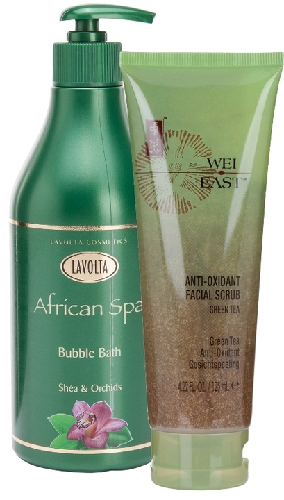 Lavolta African Spa Bubble Bath - Wei East Anti-Oxidant Facial Scrub Lavolta African Spa Bubble Bath - Wei East Anti-Oxidant Facial Scrub
