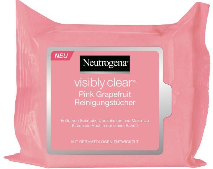 Neutrogena visbly clear Pink Grapefruit Reinigungstücher