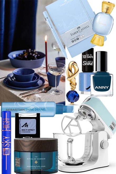 Trendfarbe Blau  