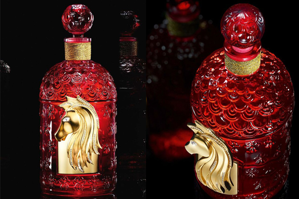Guerlain ROUGE BONHEUR im exklusiven Flakon von Atelier Truscelli